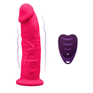 SILEXD MODELE DE PENIS REALISTE 2 ROSE TELECOMMANDE LRS 17 CM
