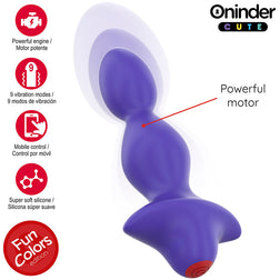 Plug vibrant connecté 9 modes — en situation