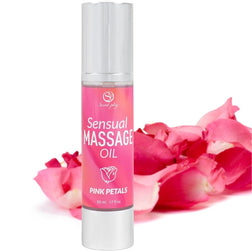 Huile de massage pétales de rose 50 ml vue de face