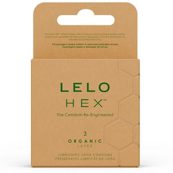 Préservatifs ultra-fins bio L-arginine 3 unités — HEX Organic — image produit