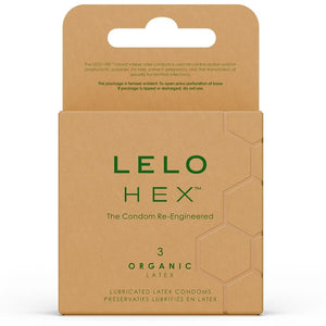 LELO HEX BOITE DE PRESERVATIFS BIOLOGIQUES 3 UNITES