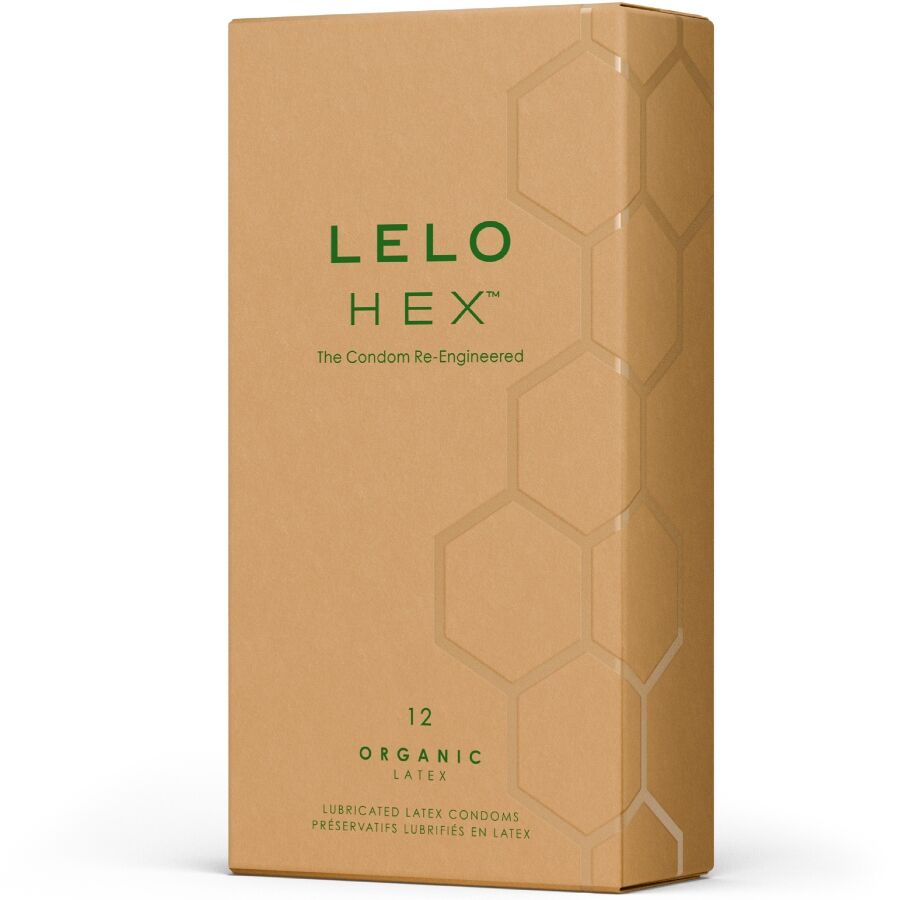 LELO HEX BOITE DE PRESERVATIFS BIOLOGIQUES 12 UNITES