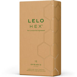 LELO HEX BOITE DE PRESERVATIFS BIOLOGIQUES 12 UNITES