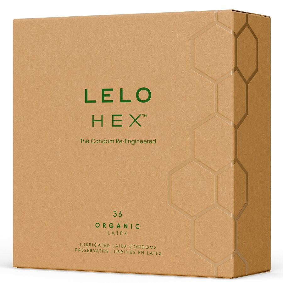 LELO HEX BOITE DE PRESERVATIFS BIOLOGIQUES 36 UNITES