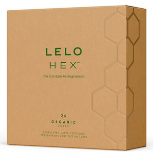 LELO HEX BOITE DE PRESERVATIFS BIOLOGIQUES 36 UNITES