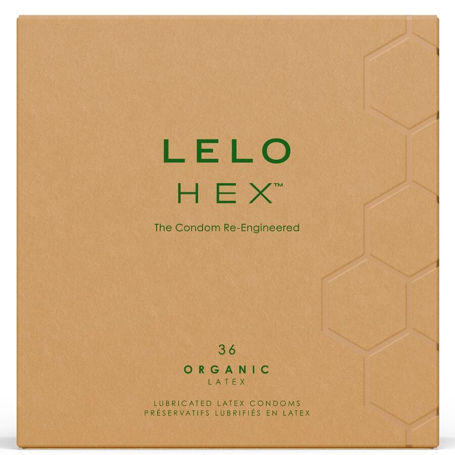 LELO HEX BOITE DE PRESERVATIFS BIOLOGIQUES 36 UNITES