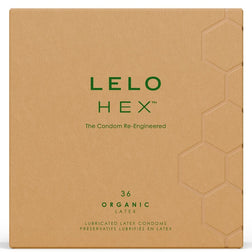 Préservatifs ultra-fins bio L-arginine 36 unités — HEX Organic — image produit