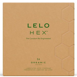 LELO HEX BOITE DE PRESERVATIFS BIOLOGIQUES 36 UNITES