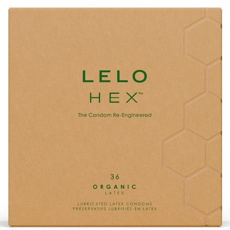 LELO HEX BOITE DE PRESERVATIFS BIOLOGIQUES 36 UNITES