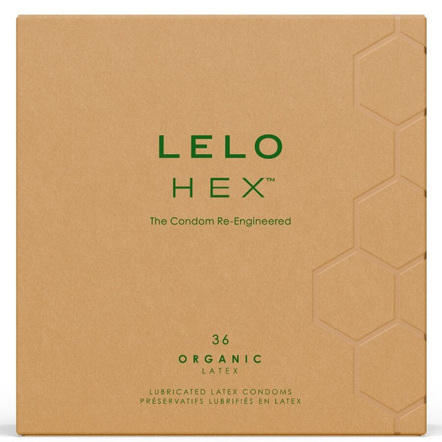 LELO HEX BOITE DE PRESERVATIFS BIOLOGIQUES 36 UNITES