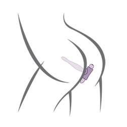 Plug anal vibrant slim débutant 7 modes — Sensations Teazer violet