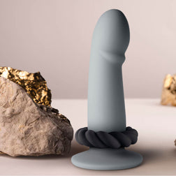 ROCKS OFF ANNEAU DE MASTURBATION EN SILICONE NOIR TWIST