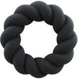 ROCKS OFF ANNEAU DE MASTURBATION EN SILICONE NOIR TWIST
