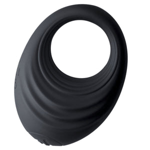 ROCKS OFF ANNEAU PENIS VIBRANT SPIRE BLACK