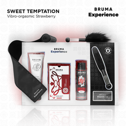 Coffret massage et gel vibrant fraise 5 pièces — Sweet Temptation