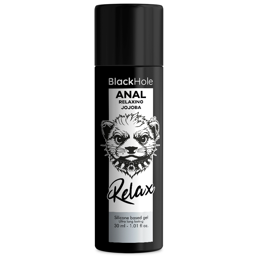 Gel anal relaxant jojoba longue durée — 30 ml · Black Hole · Lubrifiants base silicone