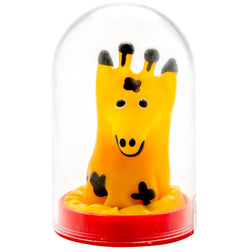 Préservatif décoratif peint main — Girafe vu de face