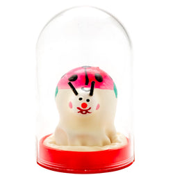 Préservatif fantaisie peint main — Coccinelle 1 vu de face