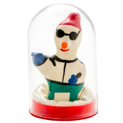 Préservatif décoratif peint à la main — Snowboarder XL — vue de face