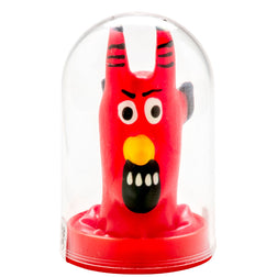 Préservatif décoratif peint main — Red Devil vu de face