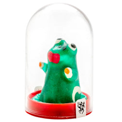 Préservatif fantaisie peint main — Grenouille 1 vu de face