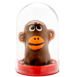 Préservatif fantaisie peint main — Singe vu de face