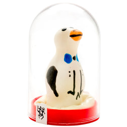 Préservatif décoratif peint main — Pingouin vu de face