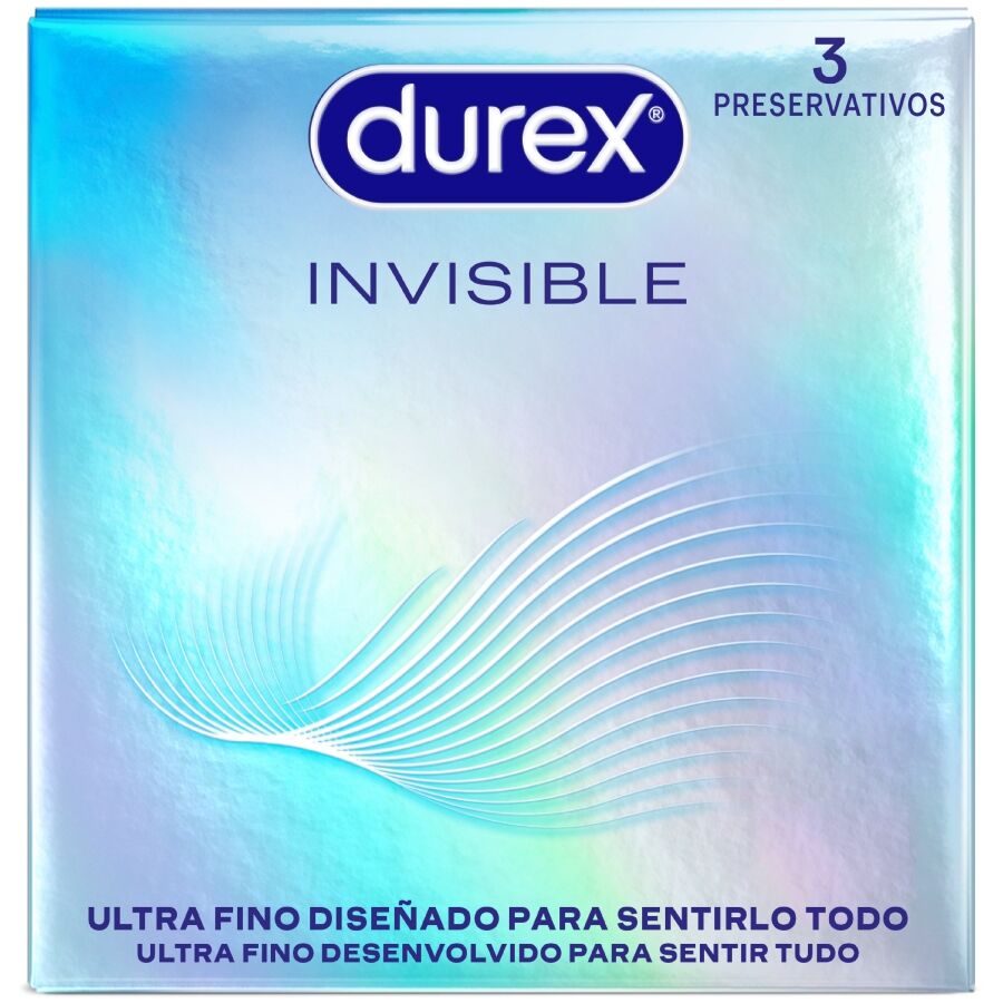 DUREX PRESERVATIFS ULTRA FINS INVISIBLES 3 UNITES