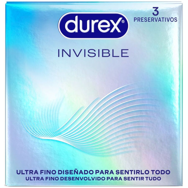 DUREX PRESERVATIFS ULTRA FINS INVISIBLES 3 UNITES