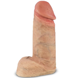 Gode XXL réaliste silicone double densité 29 cm — vue de profil