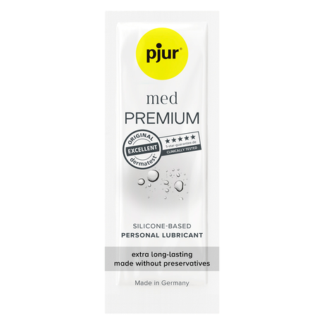 Dose lubrifiant silicone longue durée 1,5 ml — Med Premium · Pjur · Lubrifiants Mono-doses