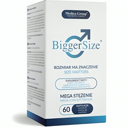 Complément BiggerSize 60 capsules — gros plan