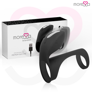 MORESSA - ANNEAU VIBRATEUR BRANDON AVEC COUVERCLE · Moressa · Cockrings Vibrants