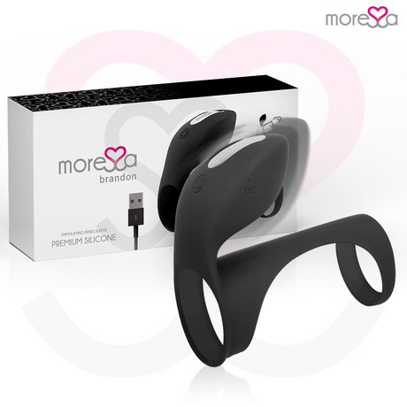 MORESSA - ANNEAU VIBRATEUR BRANDON AVEC COUVERCLE · Moressa · Cockrings Vibrants