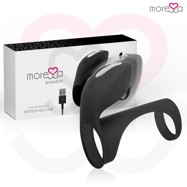 MORESSA - ANNEAU VIBRATEUR BRANDON AVEC COUVERCLE · Moressa · Cockrings Vibrants