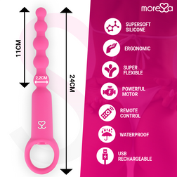 MORESSA RONIE TELECOMMANDE PLAISIR ANAL ROSE