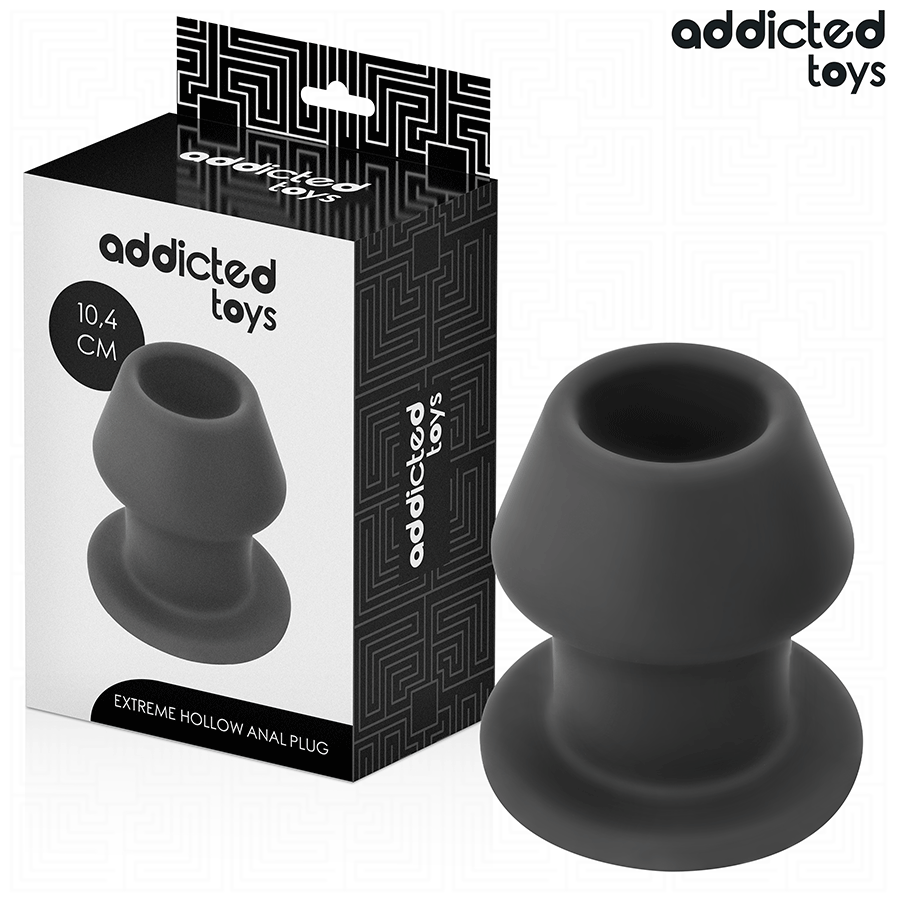 Plug tunnel ouvert silicone taille XXL 10,4 cm — Extreme Hollow · Addicted Toys · Tunnel (creux)
