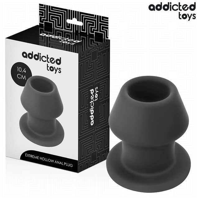 Plug tunnel ouvert silicone taille XXL 10,4 cm — Extreme Hollow · Addicted Toys · Tunnel (creux)