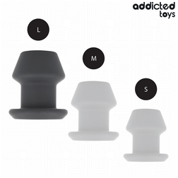Plug tunnel ouvert taille L 10,4 cm - en situation