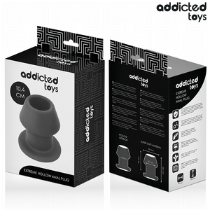 Plug tunnel ouvert silicone taille XXL 10,4 cm — emballage