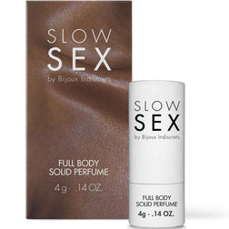 Parfum corporel solide Slow Sex à la noix de coco, stick comestible de 4 g