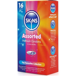 SKINS PACK DE 16 PRESERVATIFS PREMIUM ASSORTIS