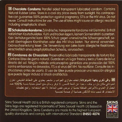SKINS PACK DE 4 PRESERVATIFS PREMIUM CHOCOLAT