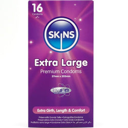 Skins Préservatifs XL latex 57 mm — Extra Large Premium en Latex vu de face