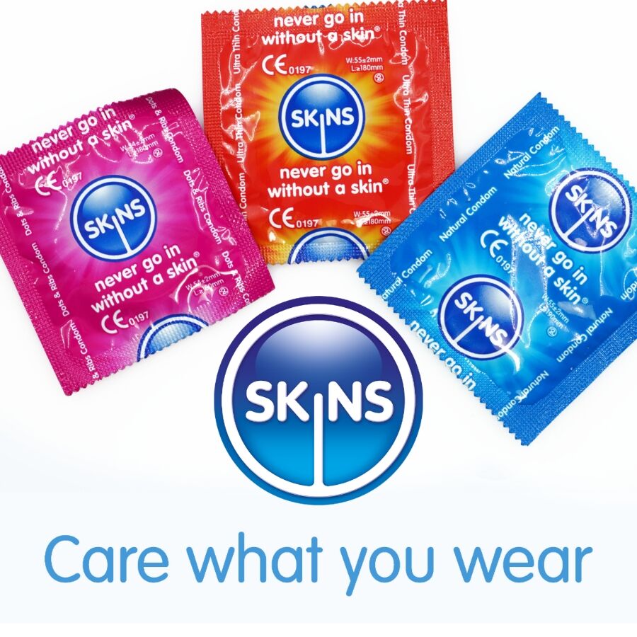SKINS PACK DE 4 PRESERVATIFS PREMIUM ASSORTIS