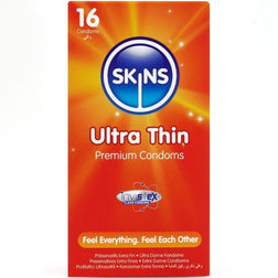 Préservatifs Skins Ultra Thin, pack 16, en latex — vue de face