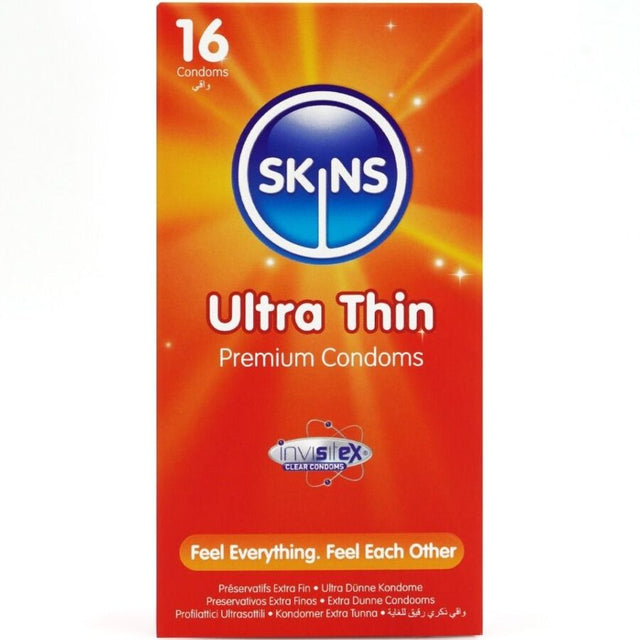SKINS PACK DE 16 PRESERVATIFS ULTRA FINS PREMIUM