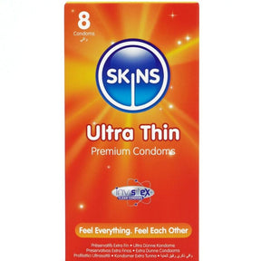 SKINS PACK DE 8 PRESERVATIFS ULTRA FINS PREMIUM