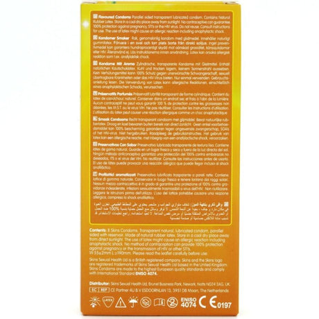 SKINS PACK DE 8 PRESERVATIFS BANANE PREMIUM