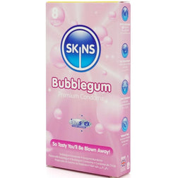 SKINS PACK DE 8 PRESERVATIFS PREMIUM BUBBLEGUM